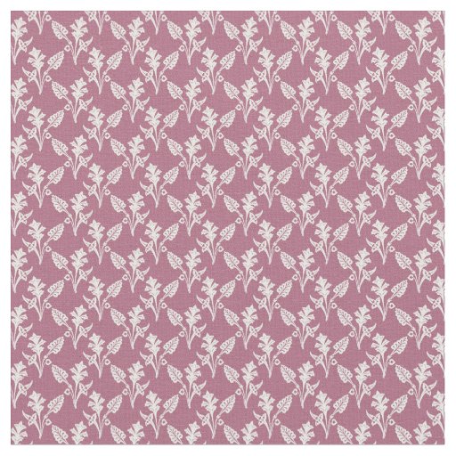 Pink floral designs fabric