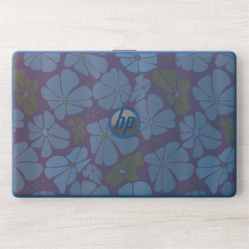 Pink Floral Fabric  HP Notebook 15_dw0091nr HP Laptop Skin