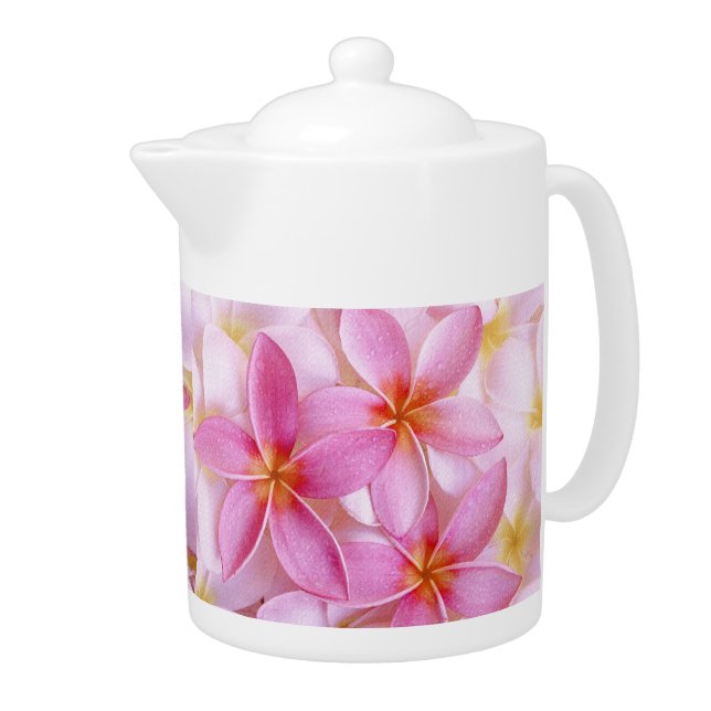 Pink Floral Flower Teapot (Right)