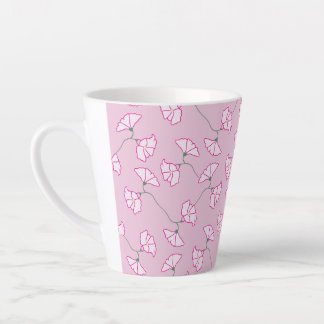 Pink Floral Flowers Cup