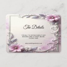 Pink Floral Frame Detail