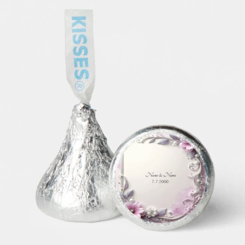 Pink Floral Frame Hershey®'s Kisses®
