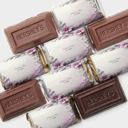 Pink Floral Frame Hershey's Miniatures