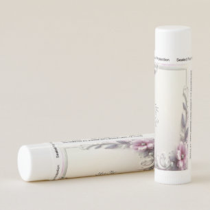 Pink Floral Frame Lip Balm