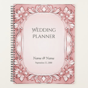 Pink Floral Frame Planner