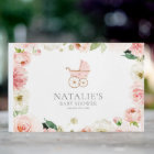 Pink Floral Girl Baby Shower