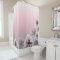 Pink Floral Gray White Ombre