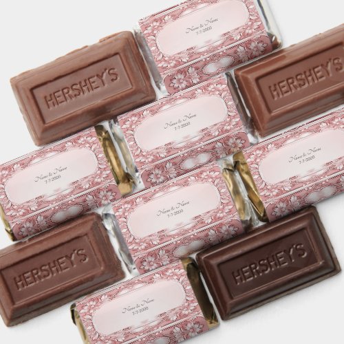 Pink Floral Hersheys Miniatures