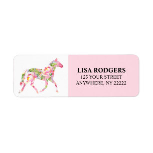 Horse Return Address Labels | Zazzle