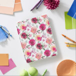 Pink Floral iPad Smart Case Cover<br><div class="desc">============ ABOUT THIS DESIGN ============ Shades of pink flowers and leaves pattern on your iPad cover makes a stunning fashion statement. ADD your name, your initial, any wording or add photo to customize for yourself or give as a gift. MATCHING iPhone case available. Perfect for a birthday gift, business anniversary...</div>