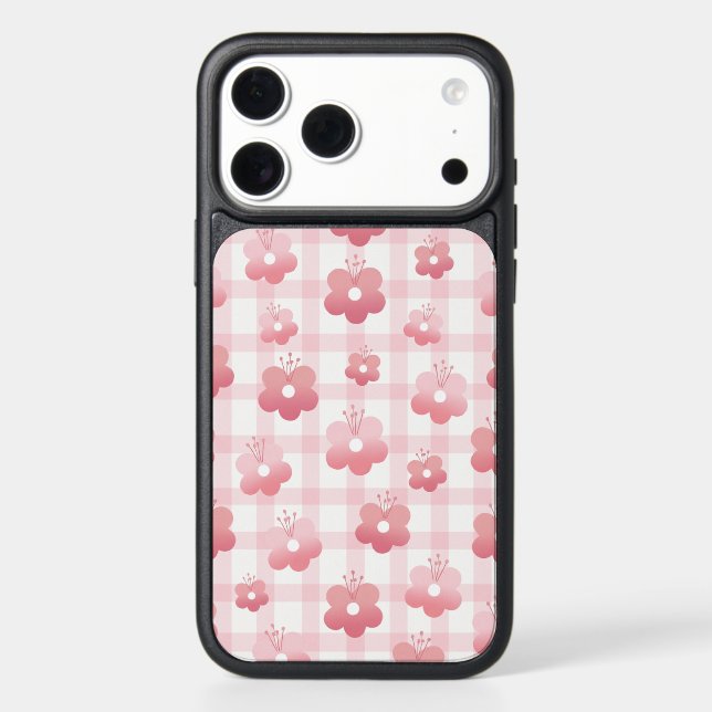 Pink Floral iPhone 17 pro max case (Back)