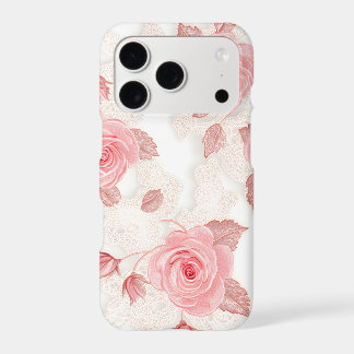 Pink Floral Lace iPhone Case | Vintage Coquette