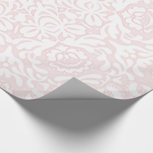 Pink Floral Lace Wrapping Paper | Zazzle