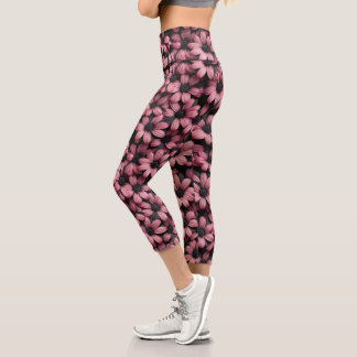 Pink Floral Leggings