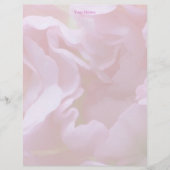 Pink Floral Letterhead (Front)