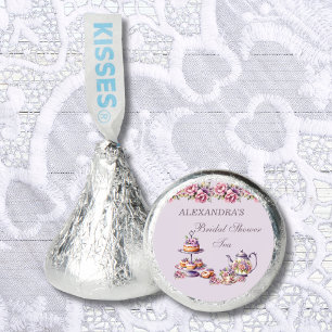 Pink Floral Lilac Tea Party Bridal Shower Favors