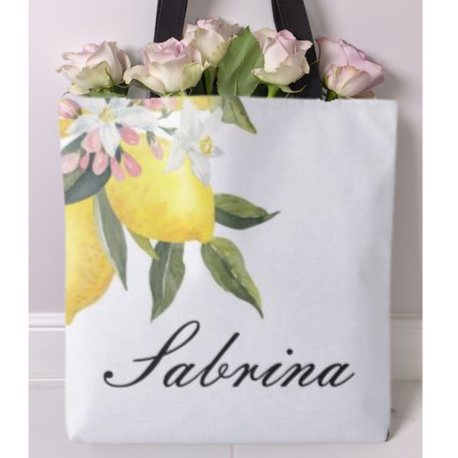 Pink Floral limoncello tote bag (Creator Uploaded)