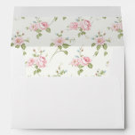 Pink Floral Lined Envelope<br><div class="desc">Pink Floral Lined Envelope with Return address

Can be used for any type of Event!

Use this Elegant watercolor Gingham Baby Shower invite for home party events,  and more!
Need a different heading? Check this collection for the same design with more options!</div>