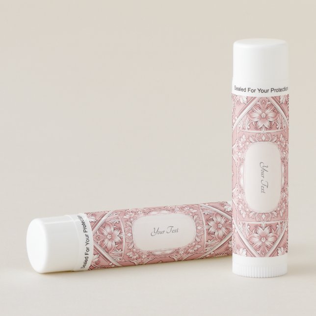 Pink Floral Lip Balm (Front)