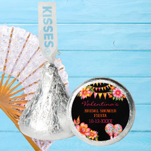 Pink Floral Mexican Fiesta Bridal Shower Favors