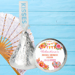 Pink Floral Mexican Fiesta Bridal Shower Favors