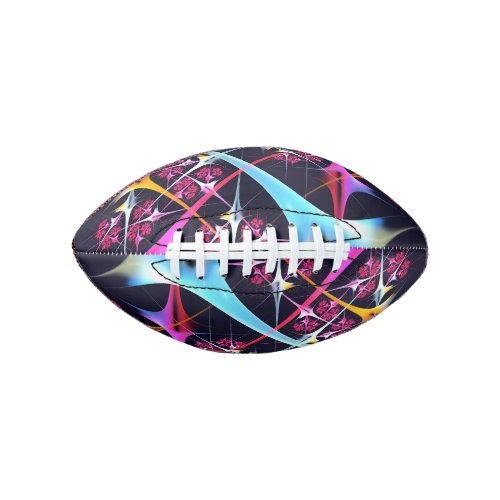 Pink Floral Modern Abstract Art Color Pattern 01 Football
