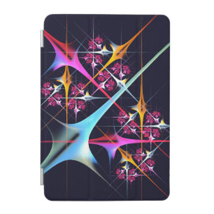 Pink Floral Modern Abstract Art Color Pattern #01 iPad Mini Cover
