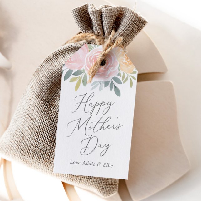 Pink Floral Mother's Day Gift Tags (Creator Uploaded)