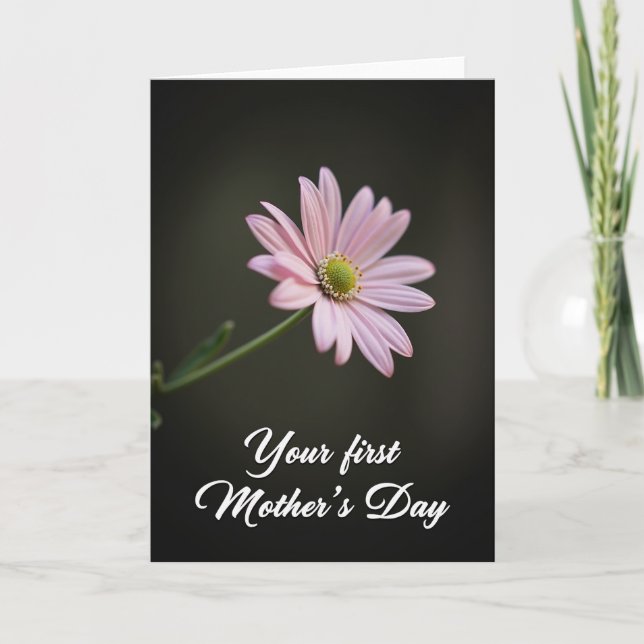Pink Floral Mothers Day Wishes Card (Front)