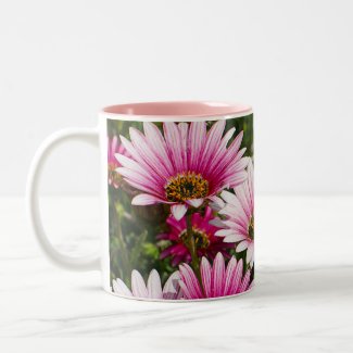 Pink Floral Mug mug