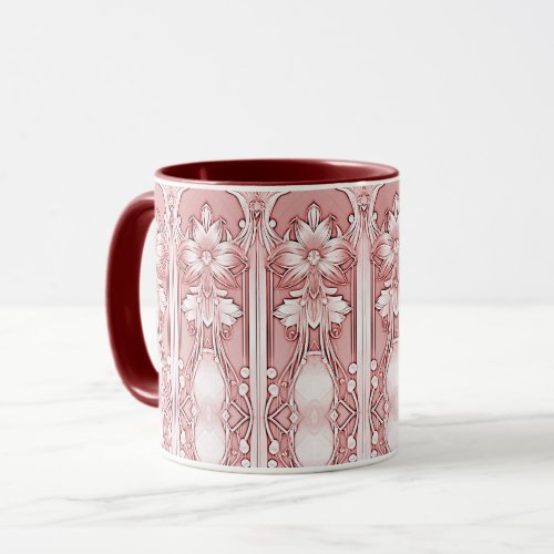 Pink Floral Mug