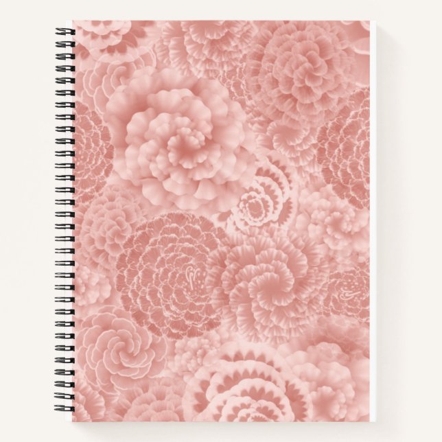 Pink Floral Notebook (Front)