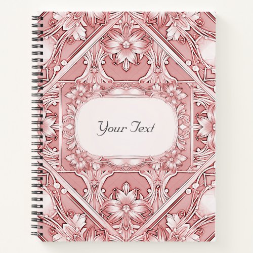 Pink Floral Notebook