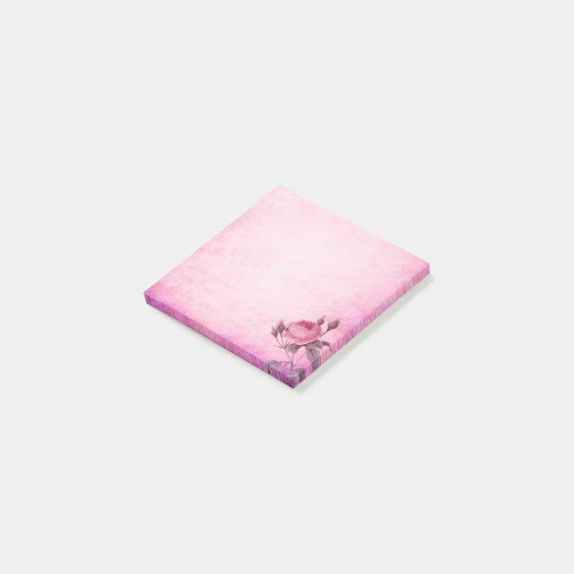 Pink floral notes (Angled)