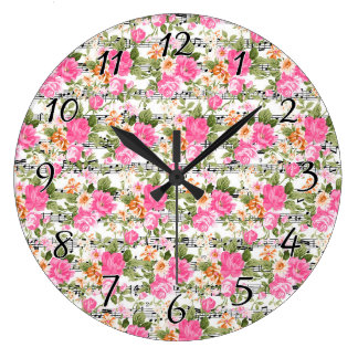 Feminine Wall Clocks | Zazzle