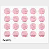 Pink Floral Paisley Envelope Seal (Sheet)