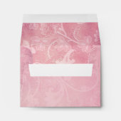 Pink Floral Paisley Personalized A2 Envelope (Back (Bottom))