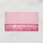 Pink Floral Paisley Placecards (Back)
