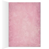 Pink Floral Paisley Table Number Card (Inside (Right))