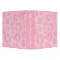 Pink floral pattern.