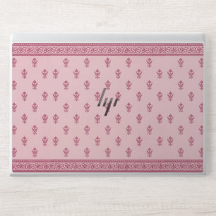 Pink Floral Pattern HP Laptop Skin