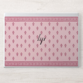 Pink Floral Pattern HP Laptop Skin
