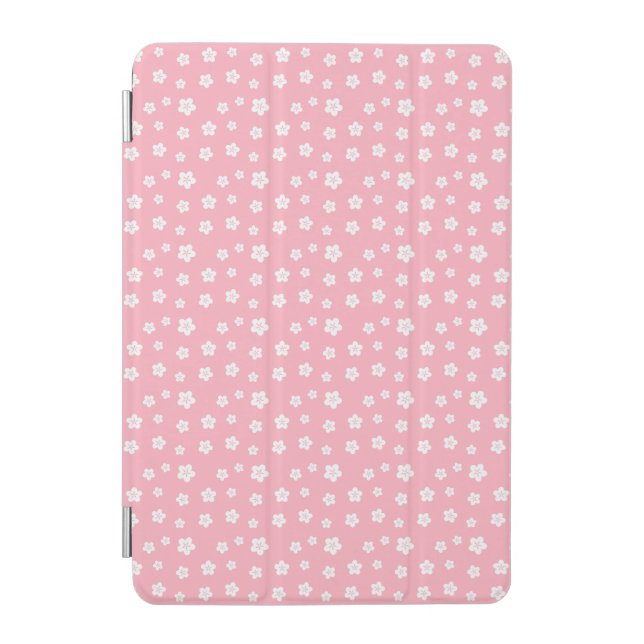 Pink Floral Pattern iPad Mini Cover (Front)