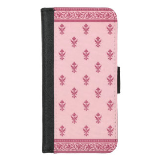 Pink Floral Pattern  iPhone 8/7 Wallet Case