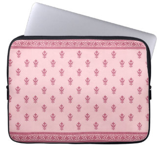 Pink Floral Pattern  Laptop Sleeve