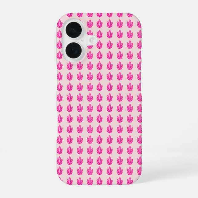 Pink Floral Pattern Phone Case  (Back)