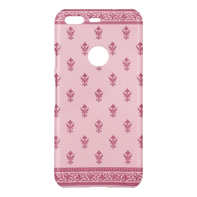 Pink Floral Pattern  Uncommon Google Pixel Case (Back)