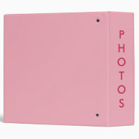 Pink Floral Peony Bridal Shower Photo Album Binder, Zazzle