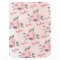 Pink Floral Personalized Name blankets
