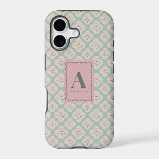 Pink Floral Personalized Phone Case